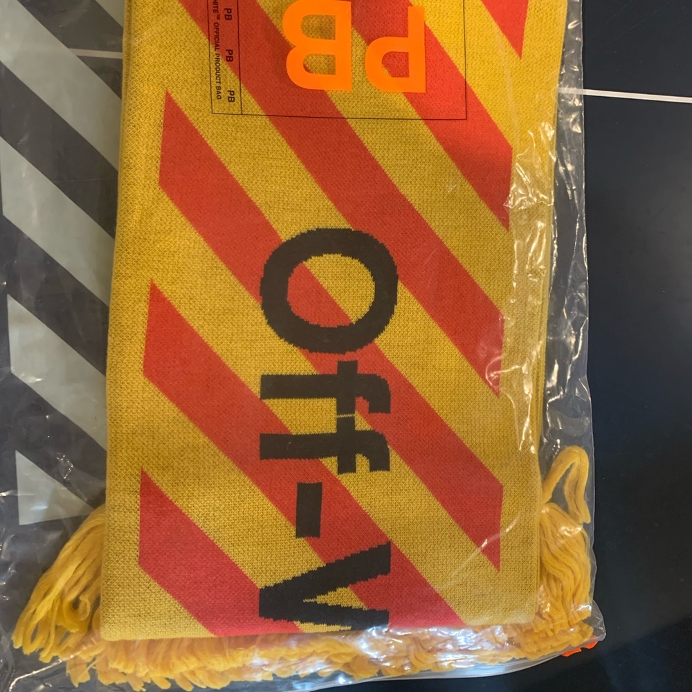 Off White Scarf